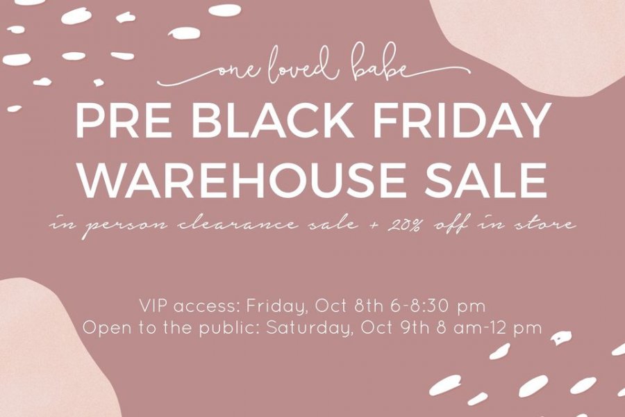 OLB Pre Black Friday Warehouse Sale