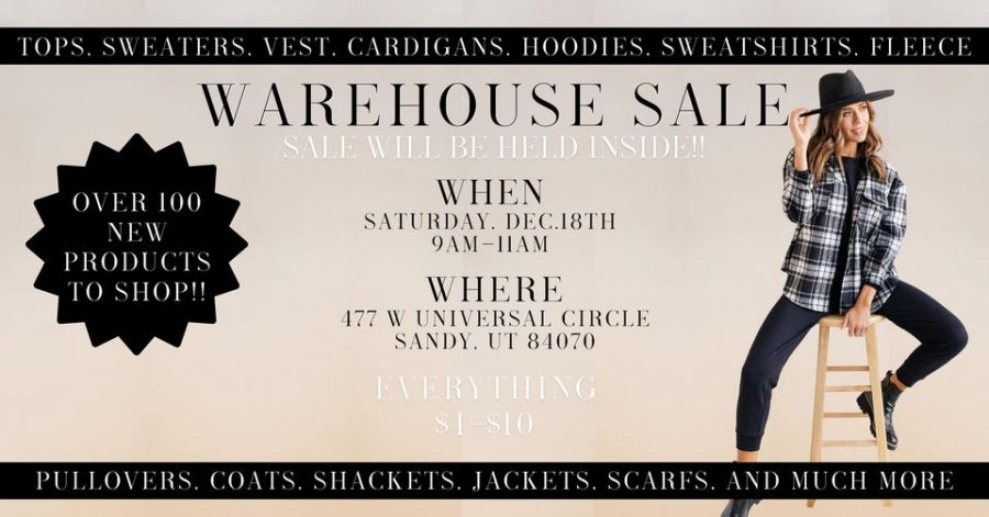  Luxe House of Couture Warehouse Sale