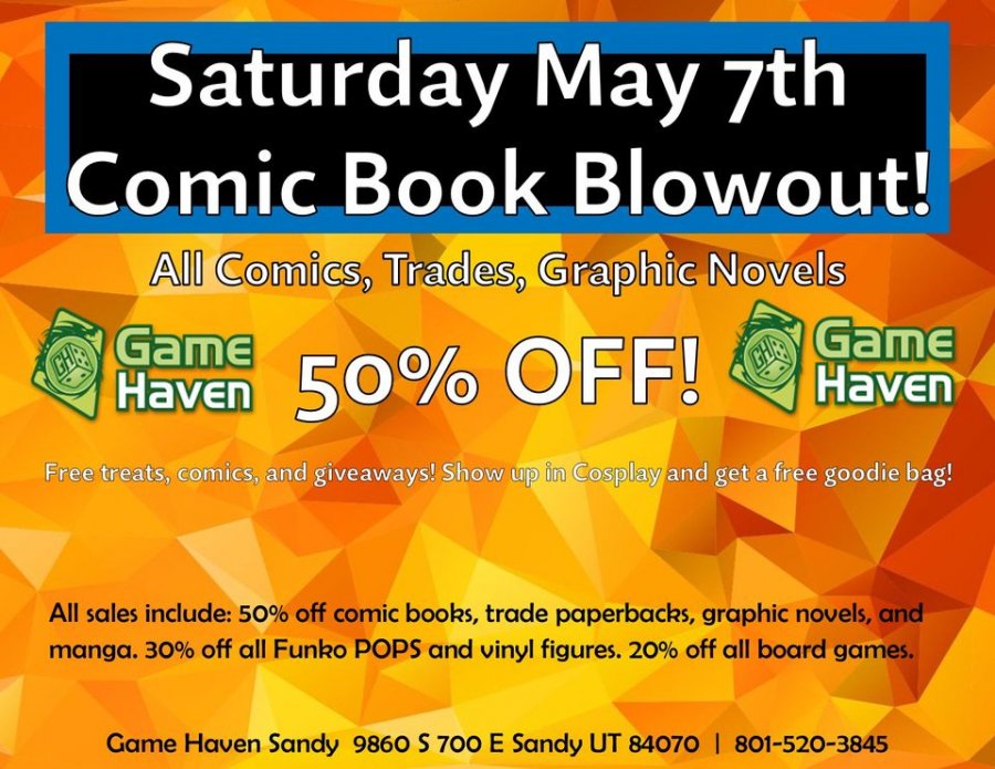 Game Haven Sandy Comic Book BLOWOUT SALE