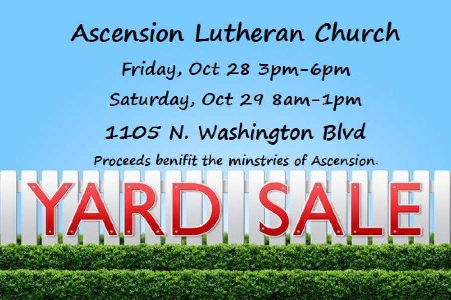 Ascension Lutheran Church Annual Yard Sale