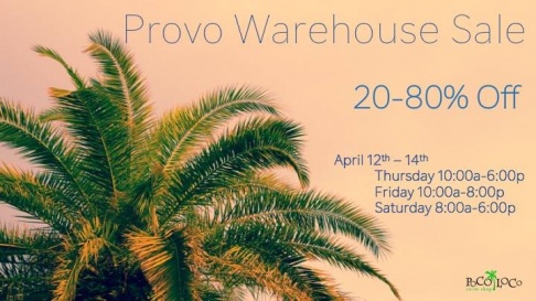 Provo Warehouse Sale